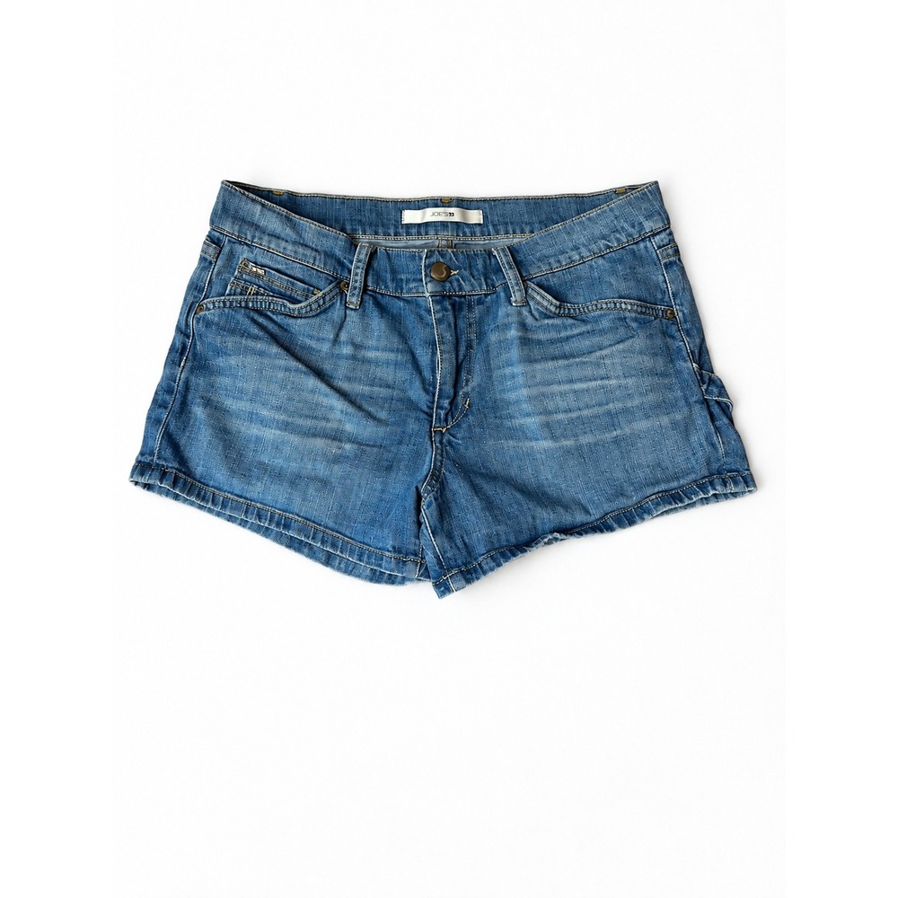 Joe's Jeans Women's Cut Off Denim Shorts W30 Blue Carpenter Stretch Y2K